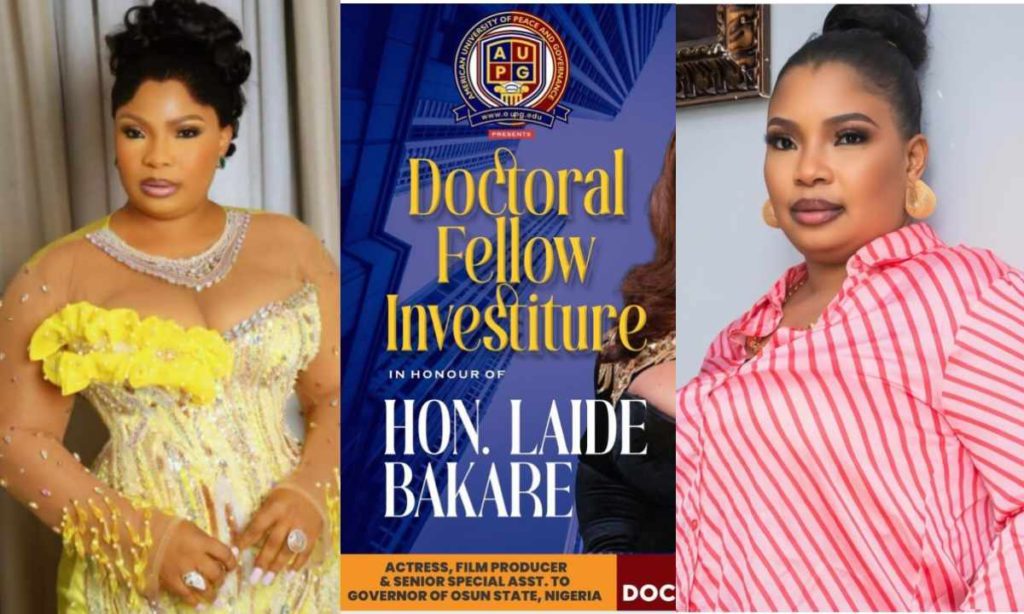 "This is a great honor” – Laide Bakare bags Honorary Doctorate Degree from International University