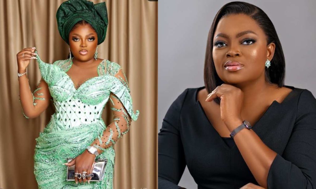 Actress Funke Akindele Fiigth with Twitter Fan for saying she doesn’t rest