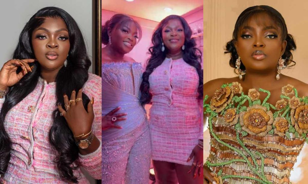 "Peace At Last"- Fans React As Eniola Badmus And Funke Akindele Officially End Rift As She Storms Her Best Friend Movie Premiere (photos)