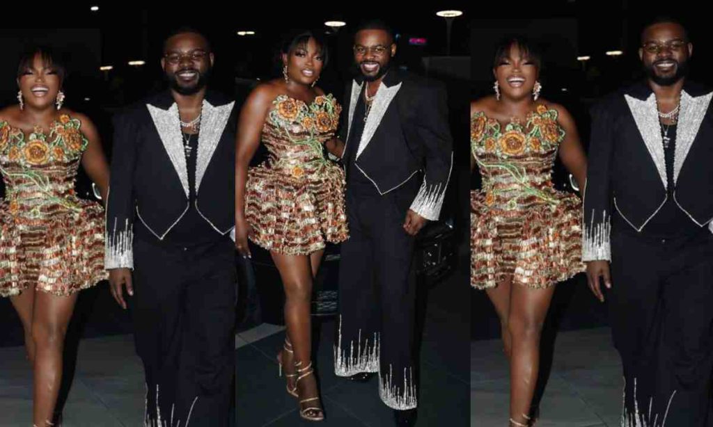 "This Is What We Love To See" – Netizens Reacted To The Love Up Video Of Funk Akindele And Falz At Her Movie Premiere