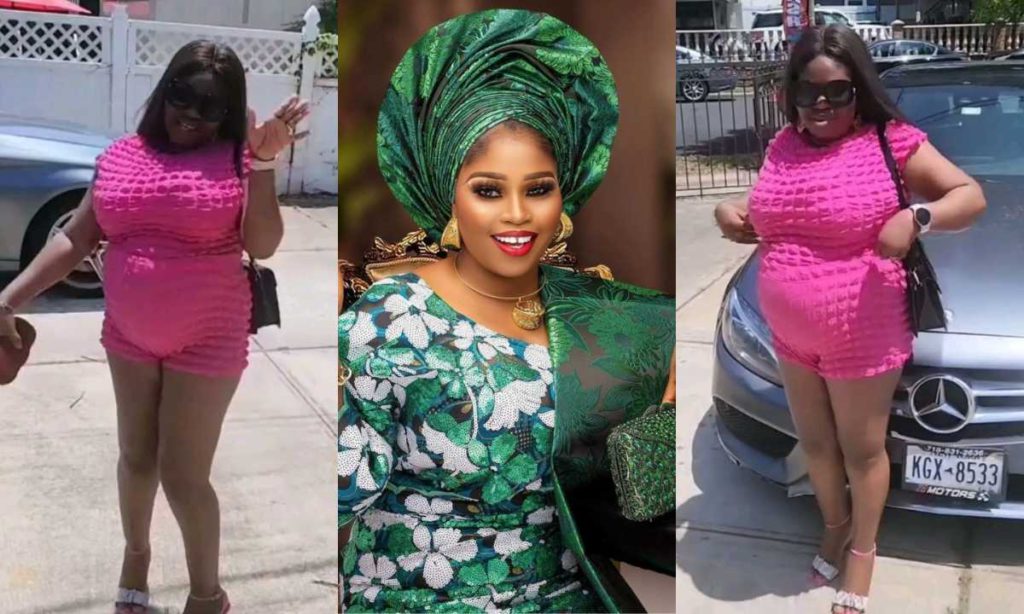 I cannot believe I could miss my bump this much, I want have another baby soon - Nollywood Actress Tawa Ajisefini show off her pregnancy journey