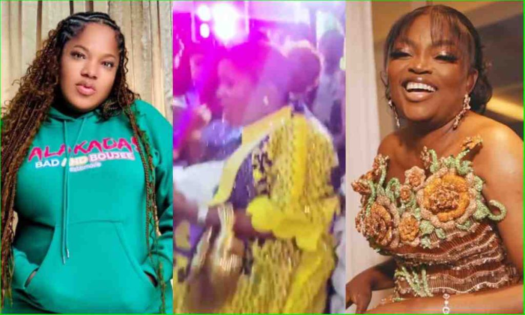 "It's Becoming Interesting" – Toyin Abraham And Funke Akindele Stir Massive Reactions As They Both Snuuub Each Other At Femi Adebayo Movie Premiere (Video)