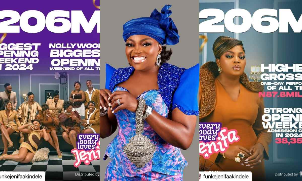 “I Cant Keep Calm”- Funke Akindele Beam Of Joy As Her Movie “Everybody Loves Jenifa” Hit 206 Million In Cinema