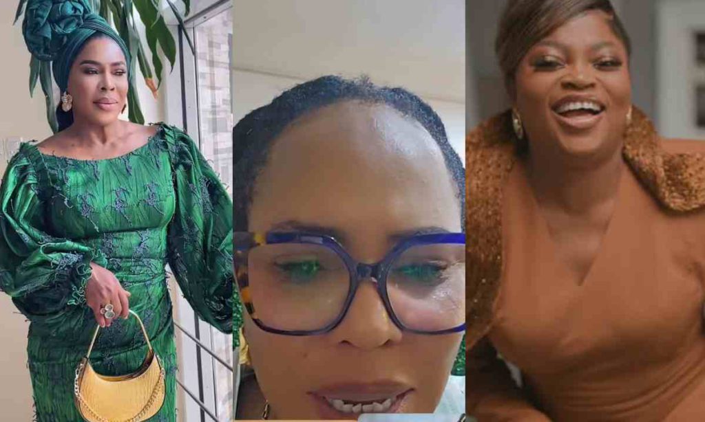 "Alaye Won Ni O Block Mi, Shey O Lee Block Mi Ni Orunn Ni"– Faithia Williams Tell Funke Akindele As They Draaag Each Other (Video)