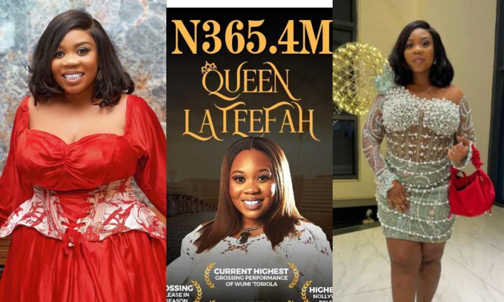 "Na Funke Show Me Way" – Wunmi Toriola Excited As Her Cinema Movie 'Queen Lateef' Made Over 365 Million Naira (Video)