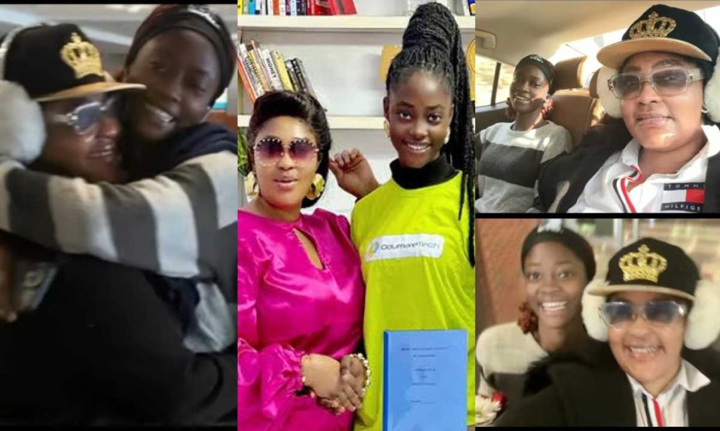 "My Bestfriend Is Here, My Whole Family Is Complete"- Actress Biodun Okeowo Rejoice As She Reunite With Her Daughter After A Long Time