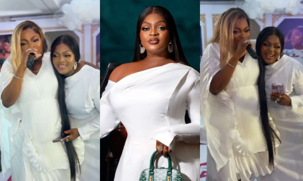 "Lafunky Eyan Badoski, We Love What We See"- Fans Praise Eniola Badmus As She Storm Her Bestfriend, Funke Akindele Praise Party