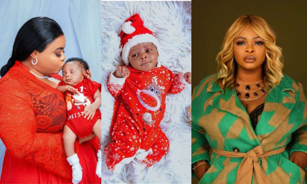 "Ati Jade Omo leni O"- Actress Dayo Amusa Celebrates Her Son, Oluwafirewamiri 41 Days