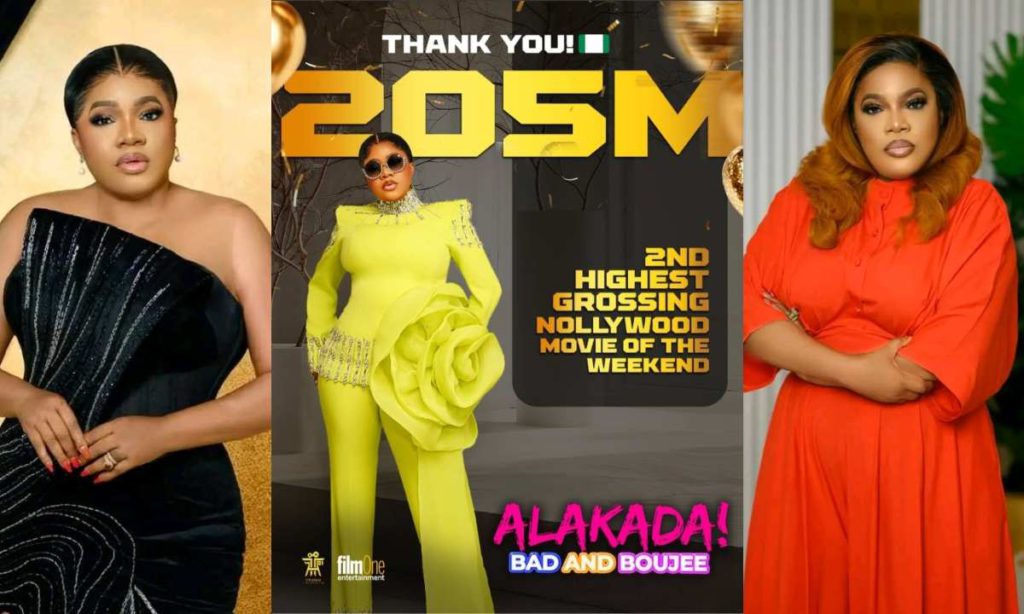 Toyin Abraham Overjoyed As Her Movie Alakada bad and Boujee Hits N205M after 10 Days In Cinema