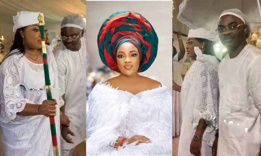 Sotayogaga and her husband step for their Naming Ceremony And Her Birthday Party Today