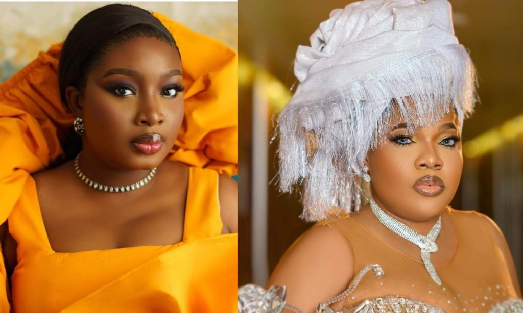 "I Celebrates God Grace In Your Life, I Am Very Proud Of You Aunty Mi"- Mo Bimpe Beam With Joy As Her Big Sister, Toyin Abraham Break A New Record