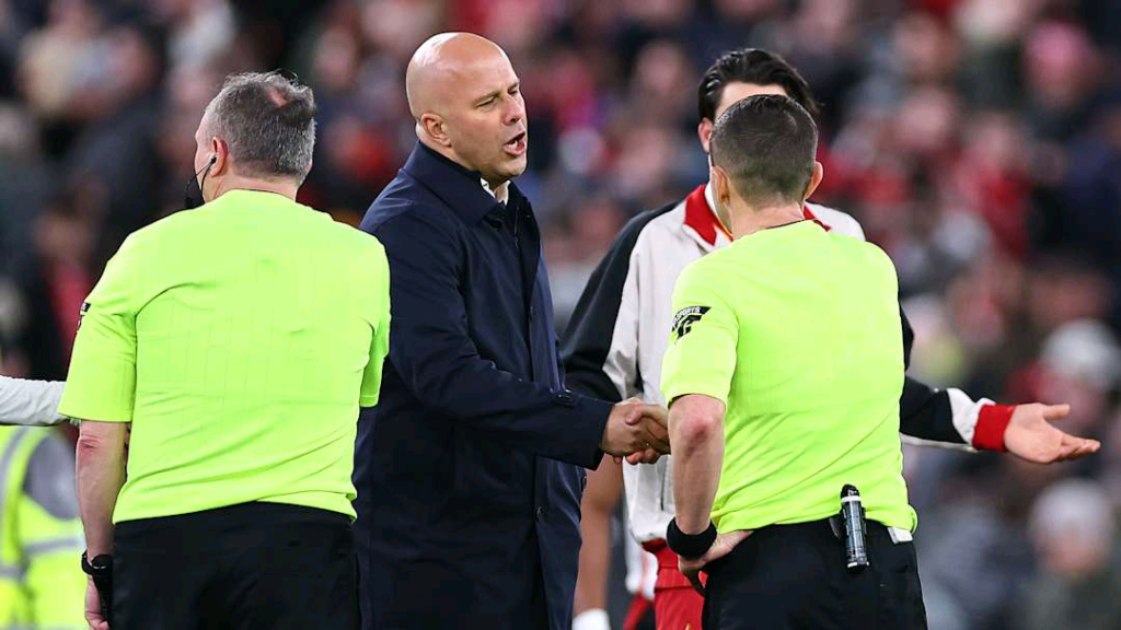 Arne Slot takes subtle jab at Premier League referees ahead of touchline ban.