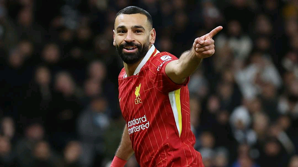 Mohamed Salah gives brief update on Liverpool contract situation.