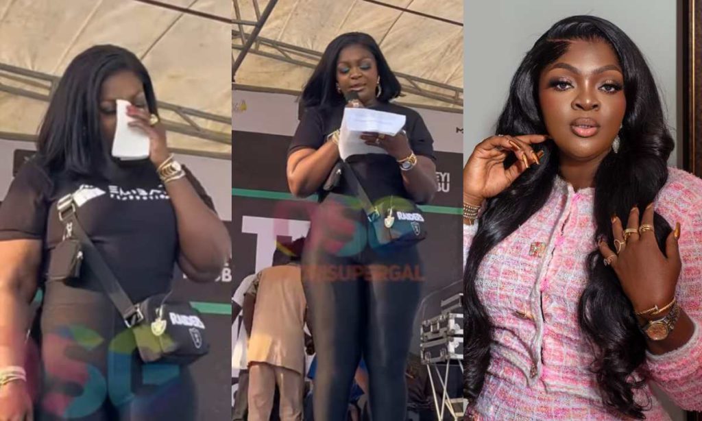 "Please You People Should Pray For Me To Have Children This Year"- Eniola Badmus Break Down In Tears As She Celebrates Her Late Father (Video)