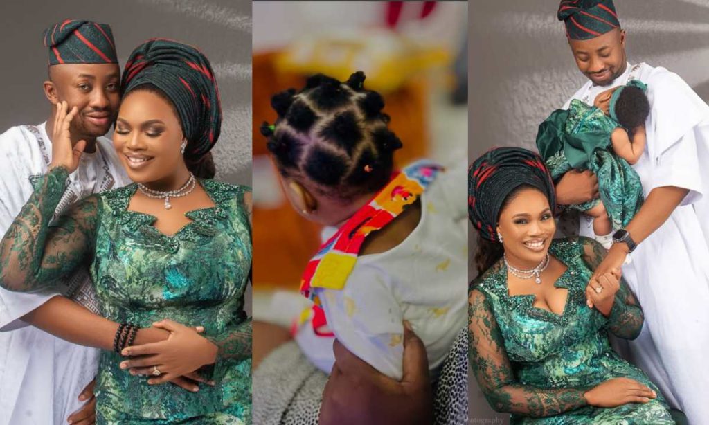 "It Is Not Easy Oo, Motherhood Have Teach Me Patience” – Debbie Shokoya Cries Out As She Finally Makes Her Daughter’s First Hair