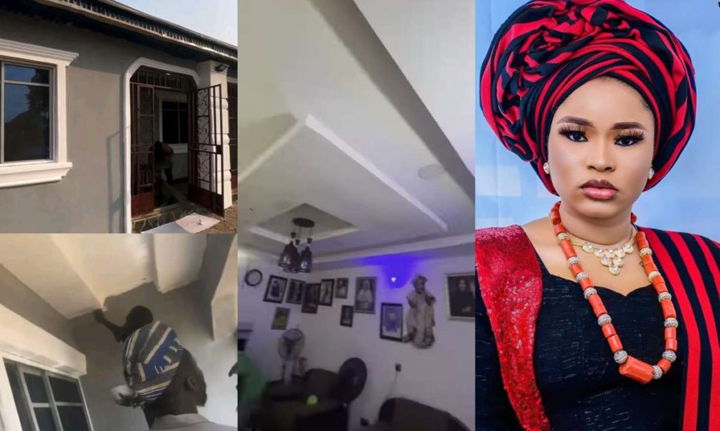 "It's My Joy Doing This For My Mother" – Queen Dami Complete Mansion For Her Mother Few Days After He Left Portable (Video)