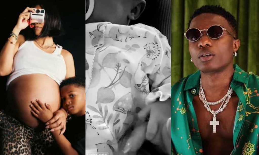 Singer Wizkid  Welcomes his third child, a baby girl with Jada P